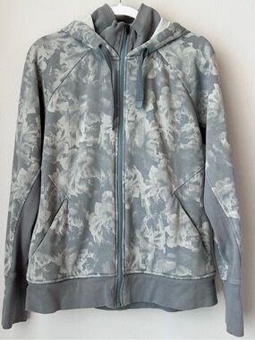Athleta triumph printed floral hoodie